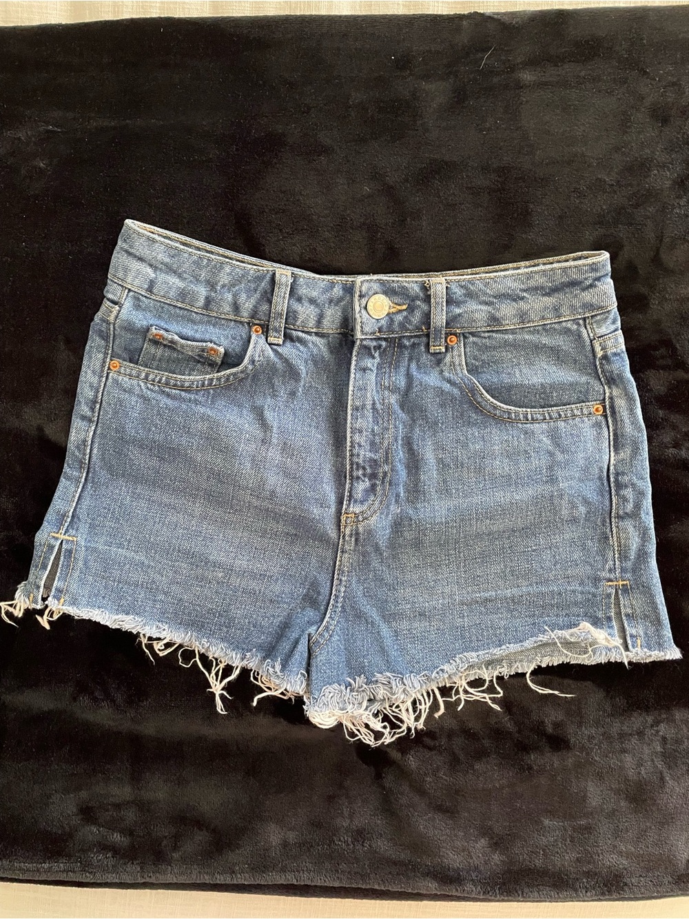 Original topshop denim cutoff shorts